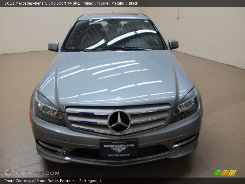 Palladium Silver Metallic / Black 2011 Mercedes-Benz C 300 Sport 4Matic