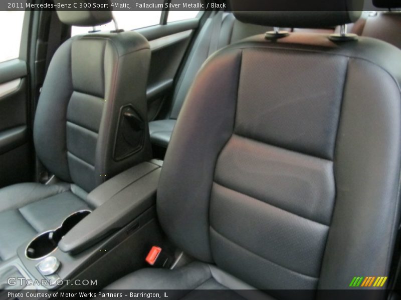 Palladium Silver Metallic / Black 2011 Mercedes-Benz C 300 Sport 4Matic
