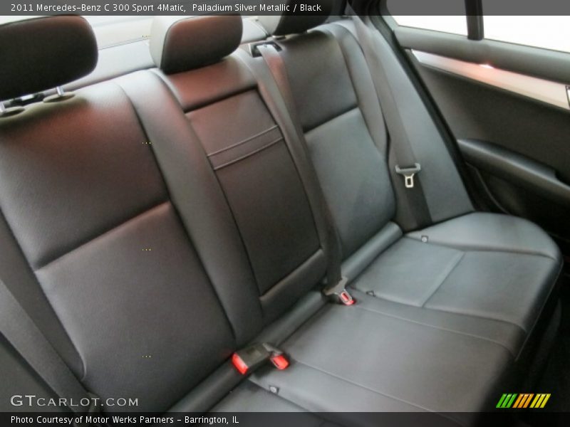 Palladium Silver Metallic / Black 2011 Mercedes-Benz C 300 Sport 4Matic