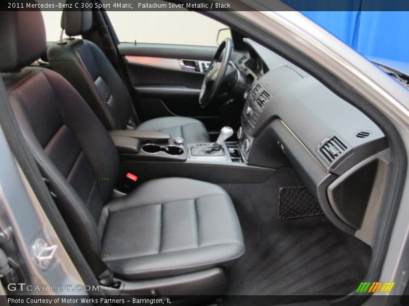 Palladium Silver Metallic / Black 2011 Mercedes-Benz C 300 Sport 4Matic