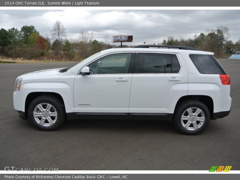 Summit White / Light Titanium 2014 GMC Terrain SLE