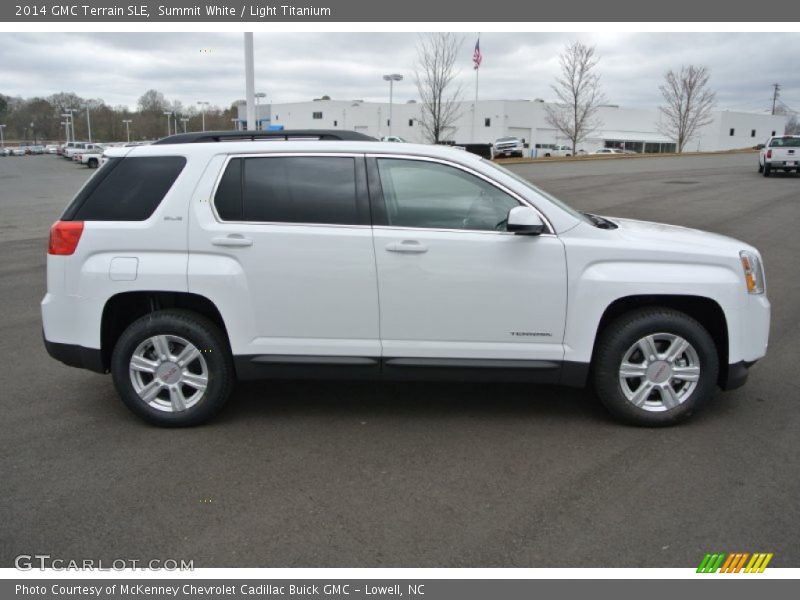 Summit White / Light Titanium 2014 GMC Terrain SLE