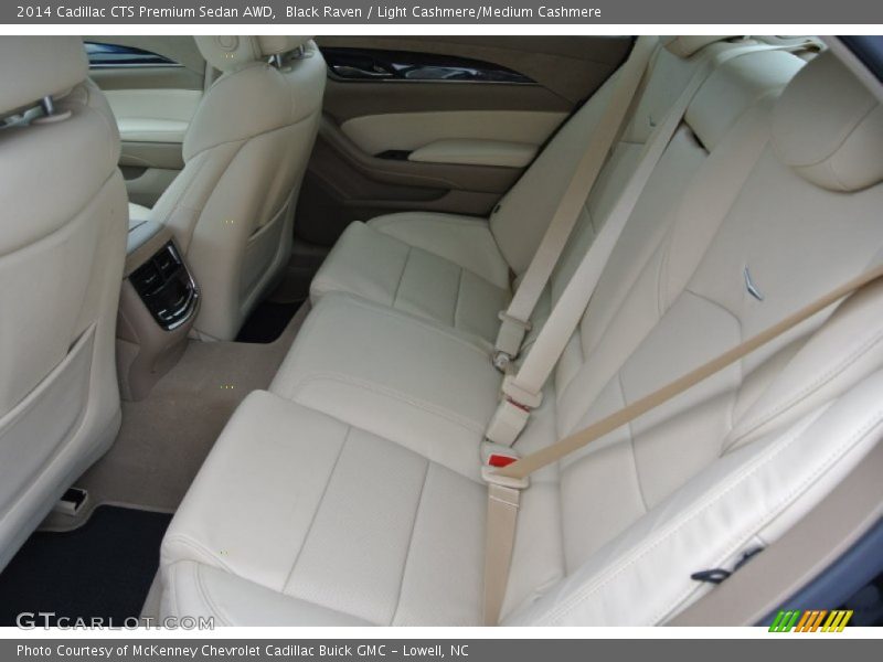 Rear Seat of 2014 CTS Premium Sedan AWD