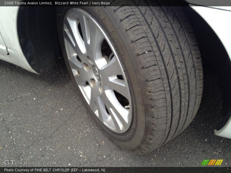 Blizzard White Pearl / Ivory Beige 2008 Toyota Avalon Limited