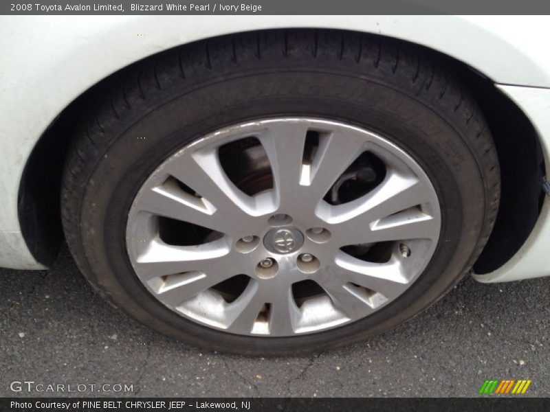 Blizzard White Pearl / Ivory Beige 2008 Toyota Avalon Limited