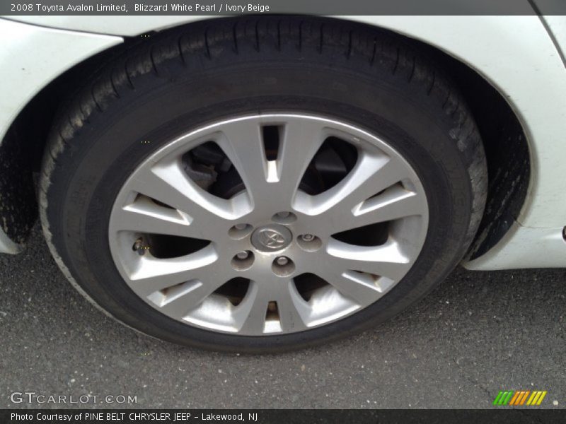 Blizzard White Pearl / Ivory Beige 2008 Toyota Avalon Limited