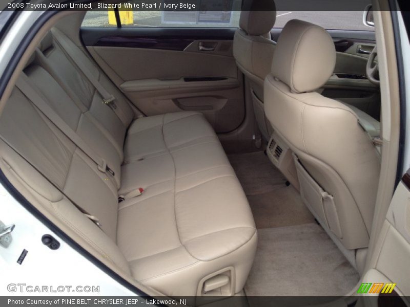 Blizzard White Pearl / Ivory Beige 2008 Toyota Avalon Limited