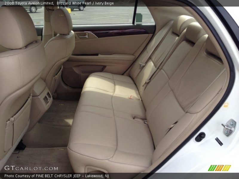 Blizzard White Pearl / Ivory Beige 2008 Toyota Avalon Limited
