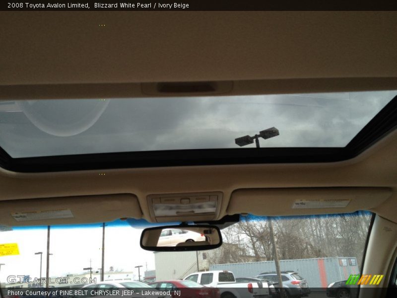 Blizzard White Pearl / Ivory Beige 2008 Toyota Avalon Limited