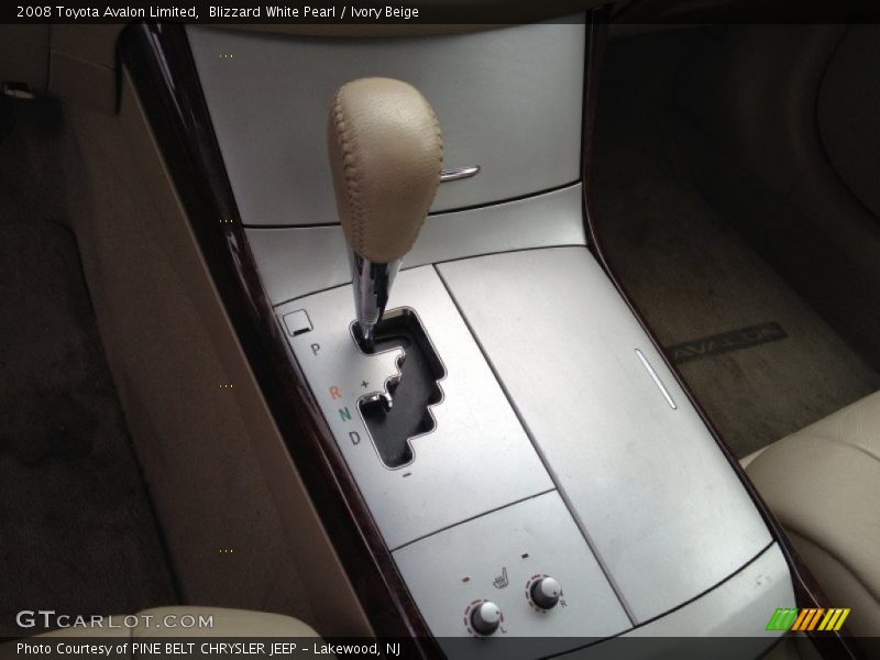 Blizzard White Pearl / Ivory Beige 2008 Toyota Avalon Limited