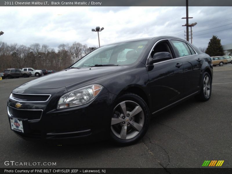 Black Granite Metallic / Ebony 2011 Chevrolet Malibu LT