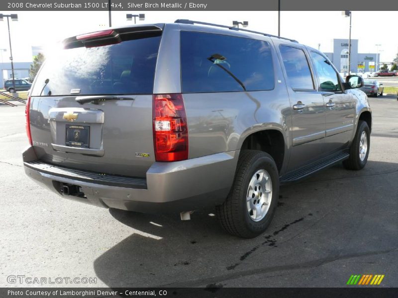 Silver Birch Metallic / Ebony 2008 Chevrolet Suburban 1500 LT 4x4