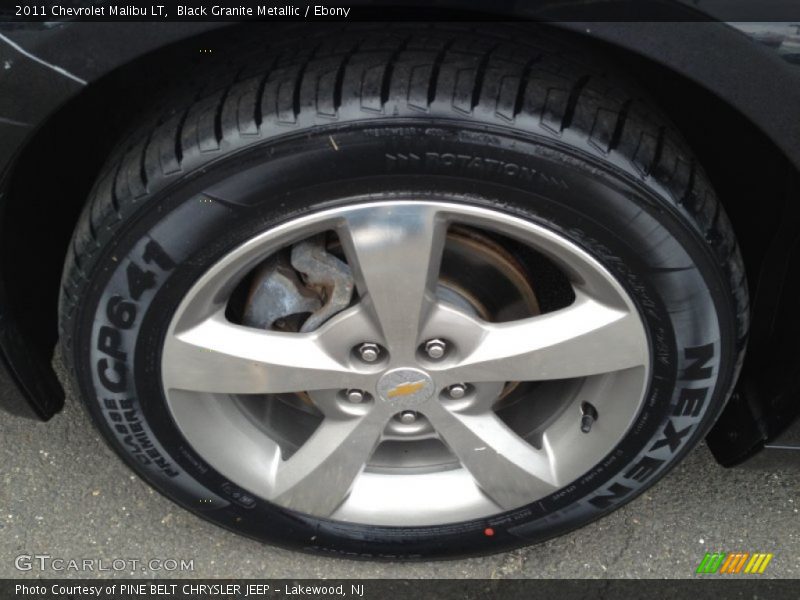 Black Granite Metallic / Ebony 2011 Chevrolet Malibu LT