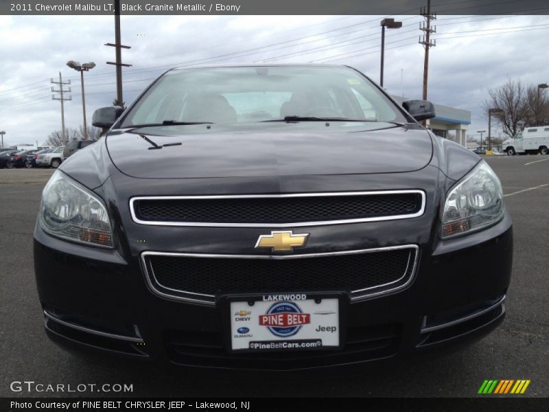 Black Granite Metallic / Ebony 2011 Chevrolet Malibu LT