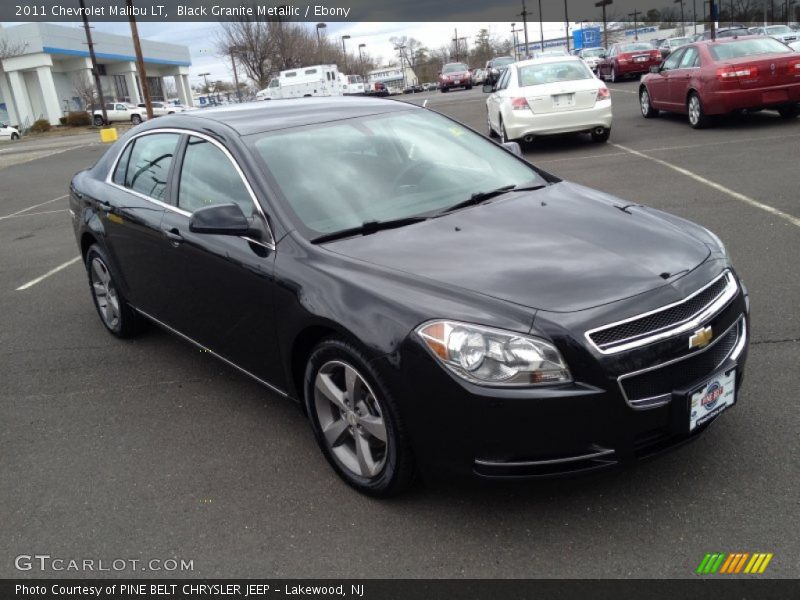 Black Granite Metallic / Ebony 2011 Chevrolet Malibu LT