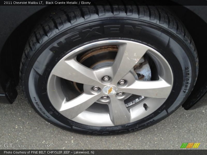 Black Granite Metallic / Ebony 2011 Chevrolet Malibu LT