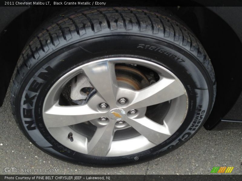 Black Granite Metallic / Ebony 2011 Chevrolet Malibu LT
