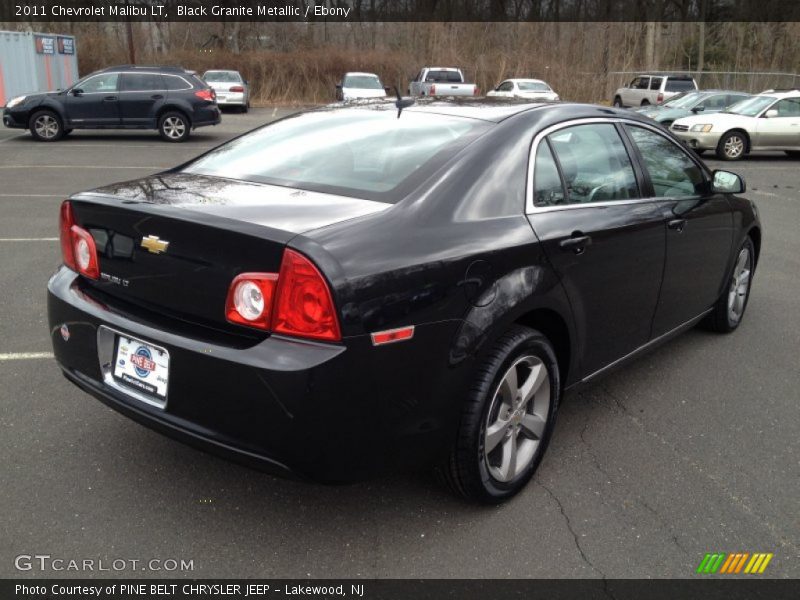 Black Granite Metallic / Ebony 2011 Chevrolet Malibu LT