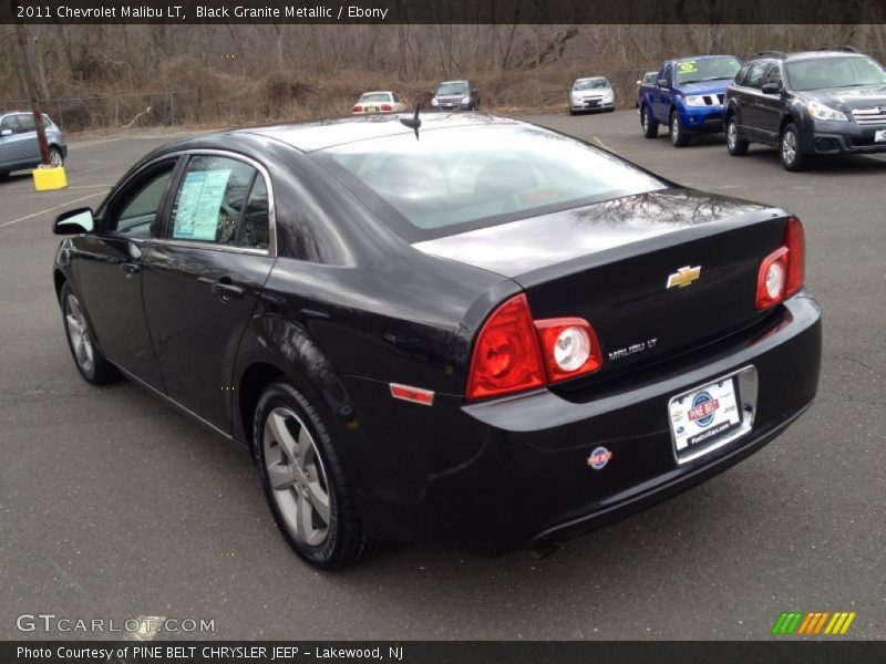 Black Granite Metallic / Ebony 2011 Chevrolet Malibu LT