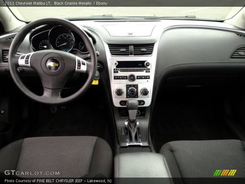 Black Granite Metallic / Ebony 2011 Chevrolet Malibu LT