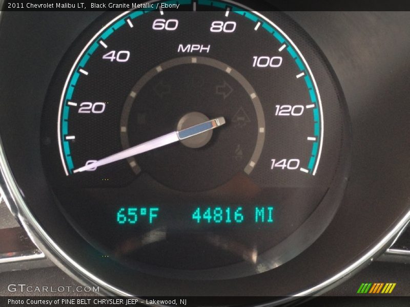 Black Granite Metallic / Ebony 2011 Chevrolet Malibu LT