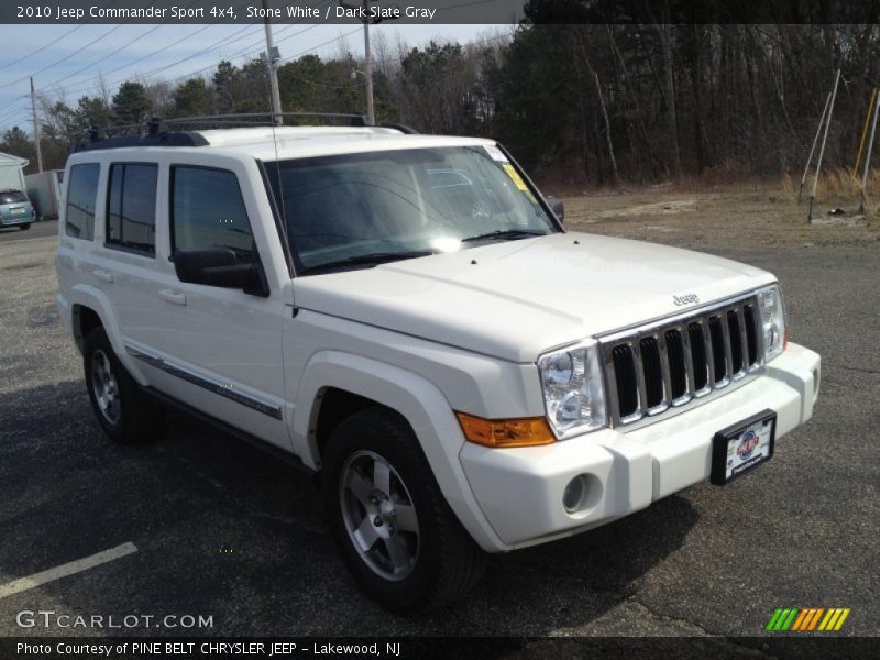 Stone White / Dark Slate Gray 2010 Jeep Commander Sport 4x4