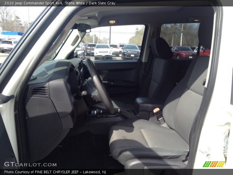 Stone White / Dark Slate Gray 2010 Jeep Commander Sport 4x4