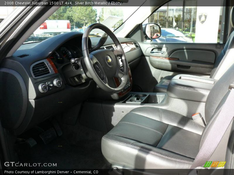 Silver Birch Metallic / Ebony 2008 Chevrolet Suburban 1500 LT 4x4