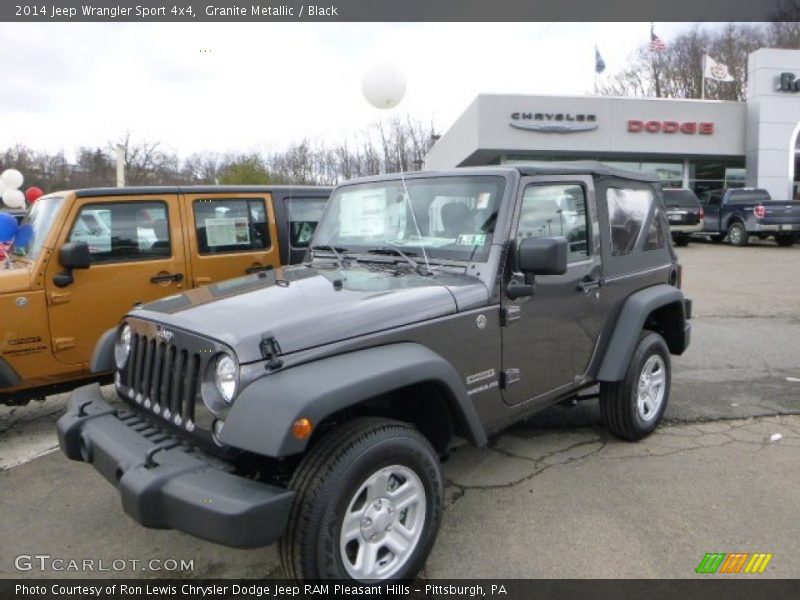 Granite Metallic / Black 2014 Jeep Wrangler Sport 4x4
