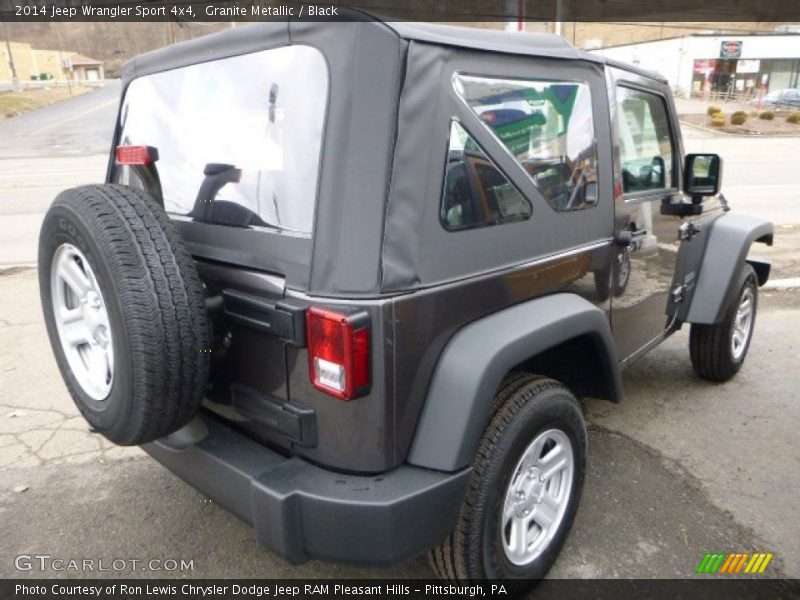 Granite Metallic / Black 2014 Jeep Wrangler Sport 4x4