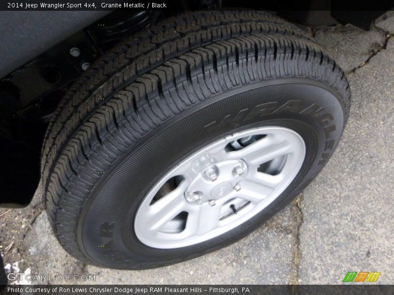 Granite Metallic / Black 2014 Jeep Wrangler Sport 4x4