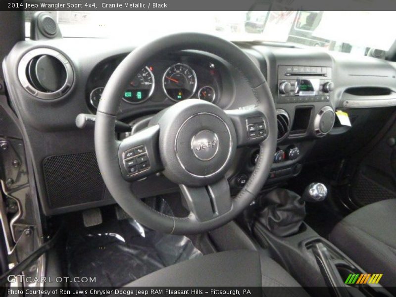 Granite Metallic / Black 2014 Jeep Wrangler Sport 4x4