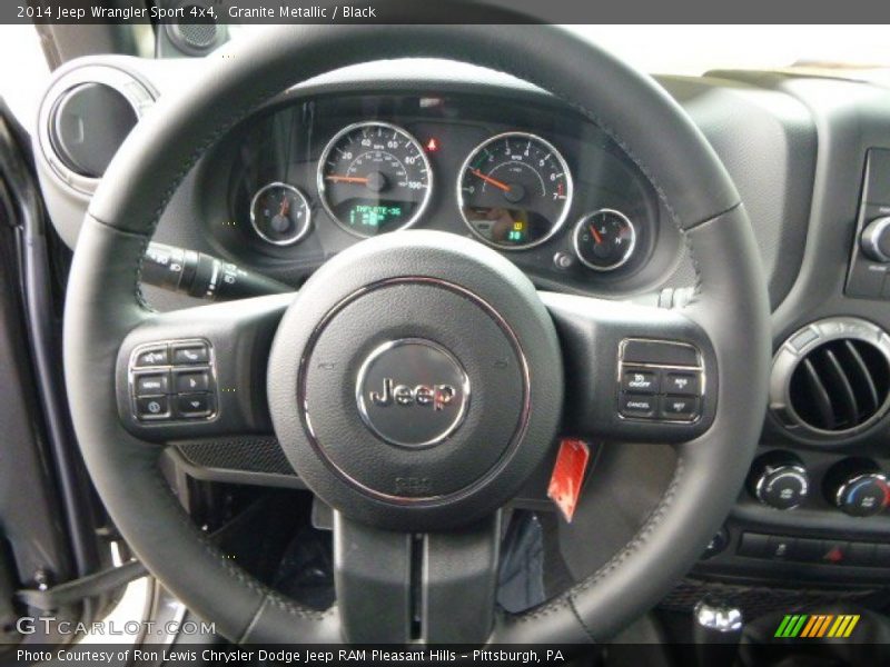 Granite Metallic / Black 2014 Jeep Wrangler Sport 4x4