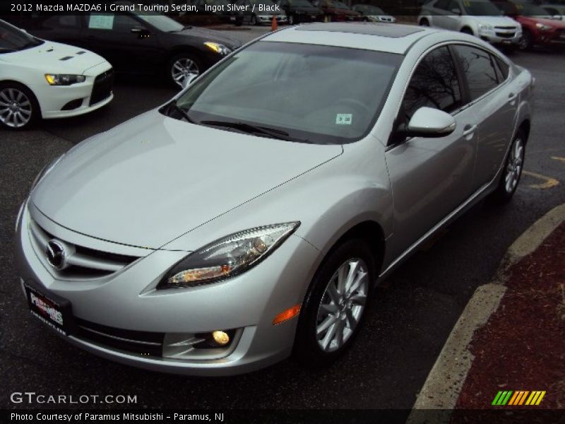 Ingot Silver / Black 2012 Mazda MAZDA6 i Grand Touring Sedan