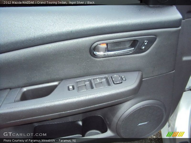Ingot Silver / Black 2012 Mazda MAZDA6 i Grand Touring Sedan