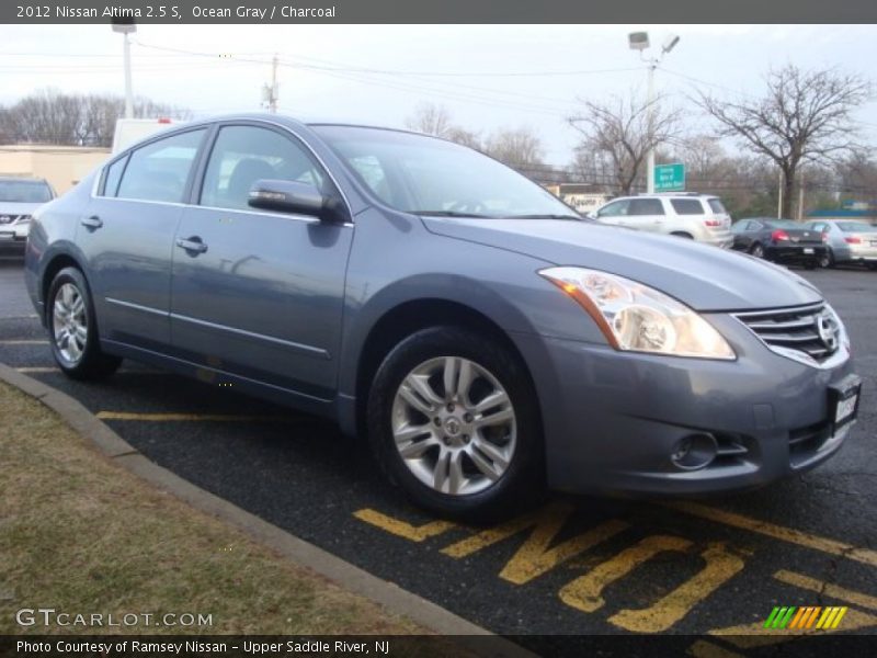 Ocean Gray / Charcoal 2012 Nissan Altima 2.5 S
