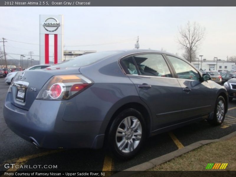 Ocean Gray / Charcoal 2012 Nissan Altima 2.5 S