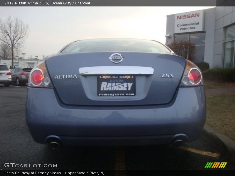 Ocean Gray / Charcoal 2012 Nissan Altima 2.5 S