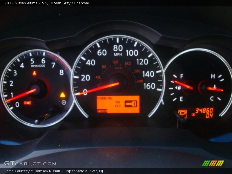 Ocean Gray / Charcoal 2012 Nissan Altima 2.5 S