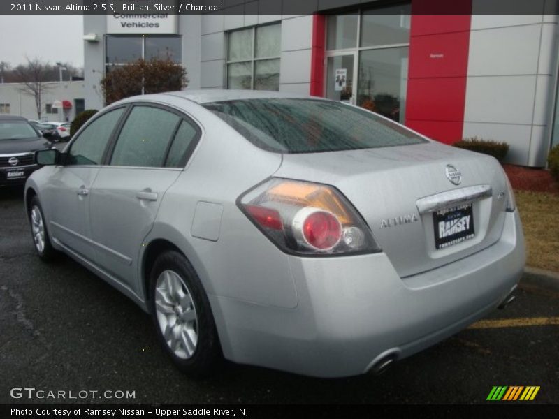 Brilliant Silver / Charcoal 2011 Nissan Altima 2.5 S