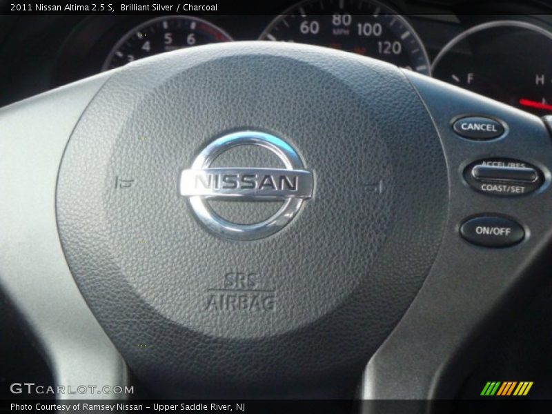 Brilliant Silver / Charcoal 2011 Nissan Altima 2.5 S