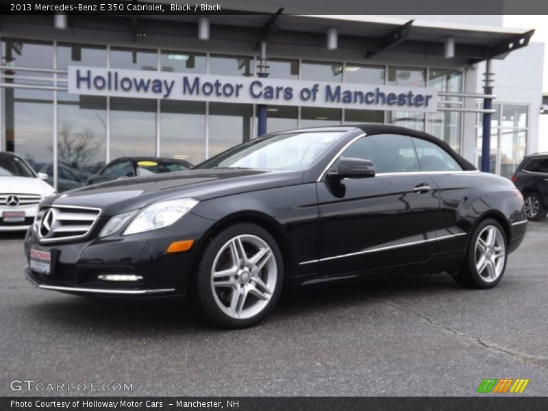 Black / Black 2013 Mercedes-Benz E 350 Cabriolet
