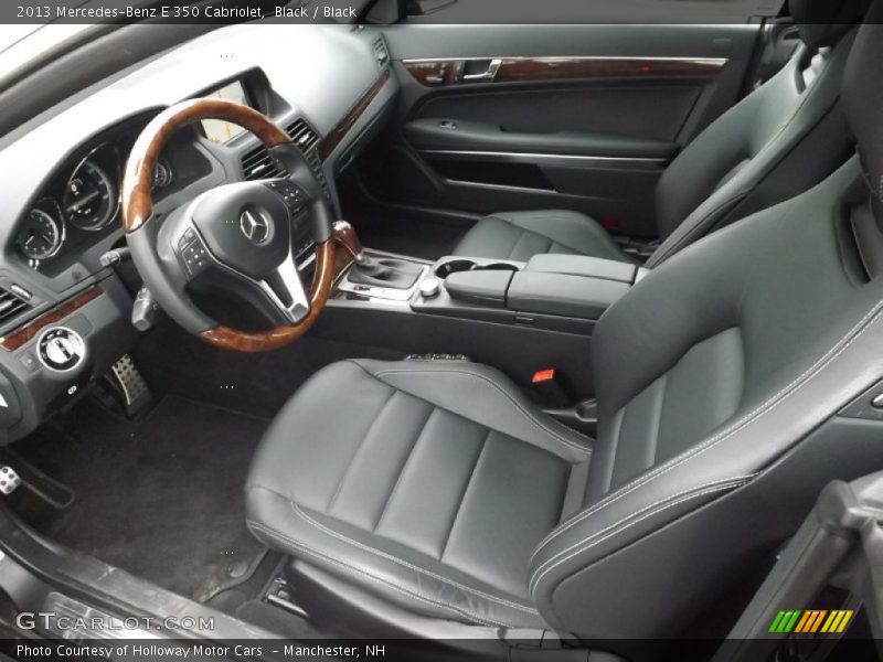 Black / Black 2013 Mercedes-Benz E 350 Cabriolet