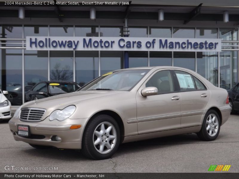 Desert Silver Metallic / Java 2004 Mercedes-Benz C 240 4Matic Sedan
