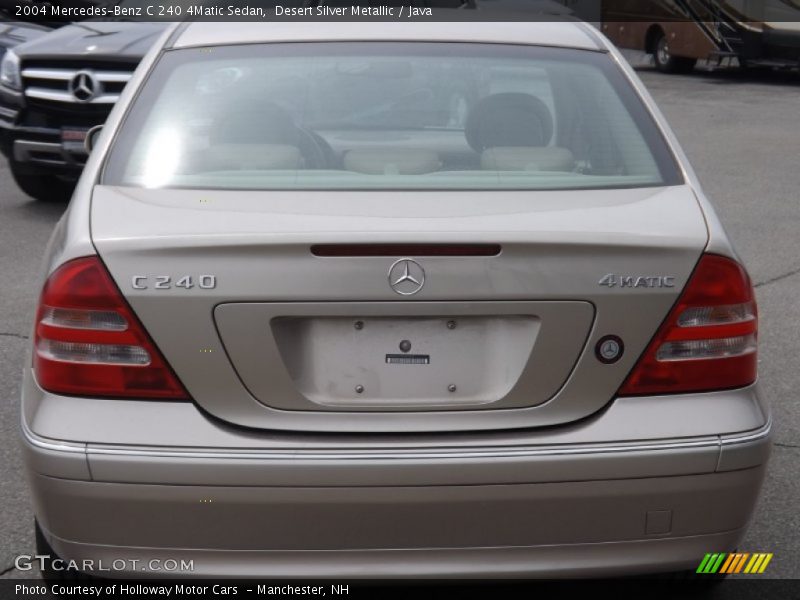 Desert Silver Metallic / Java 2004 Mercedes-Benz C 240 4Matic Sedan