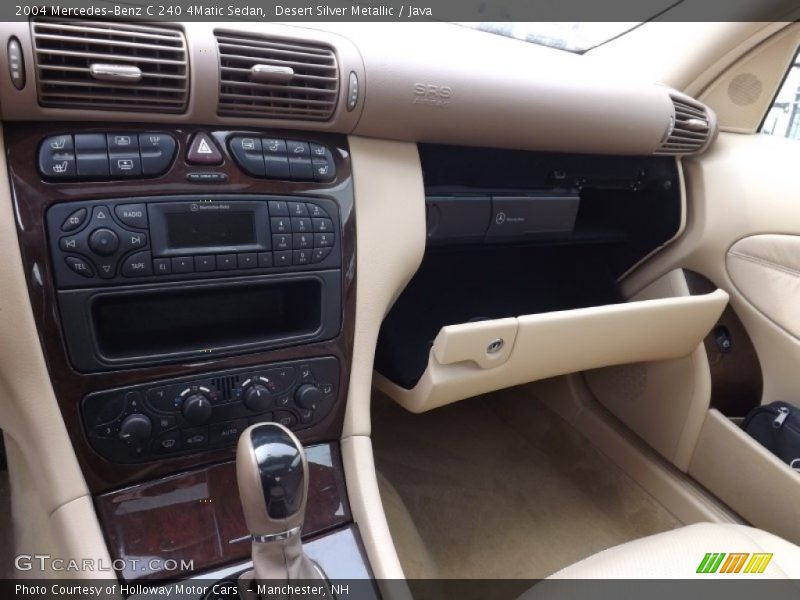 Desert Silver Metallic / Java 2004 Mercedes-Benz C 240 4Matic Sedan