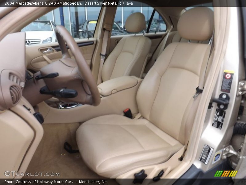 Desert Silver Metallic / Java 2004 Mercedes-Benz C 240 4Matic Sedan