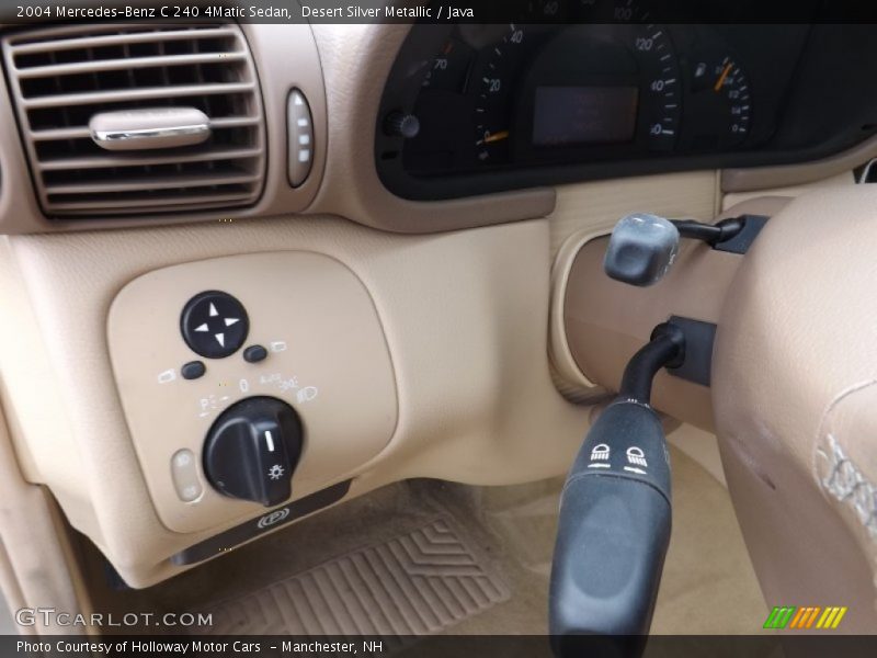 Desert Silver Metallic / Java 2004 Mercedes-Benz C 240 4Matic Sedan