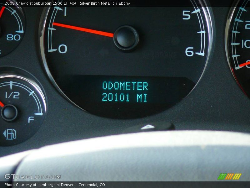 Silver Birch Metallic / Ebony 2008 Chevrolet Suburban 1500 LT 4x4