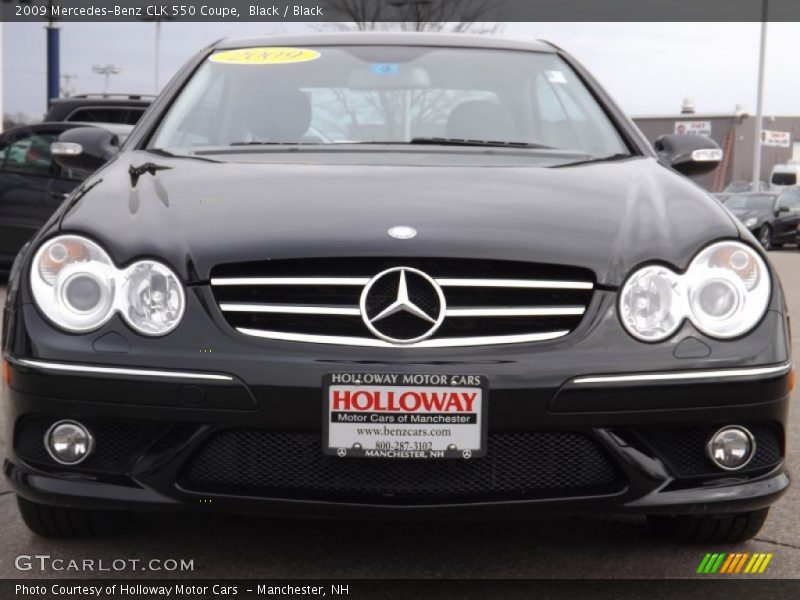 Black / Black 2009 Mercedes-Benz CLK 550 Coupe